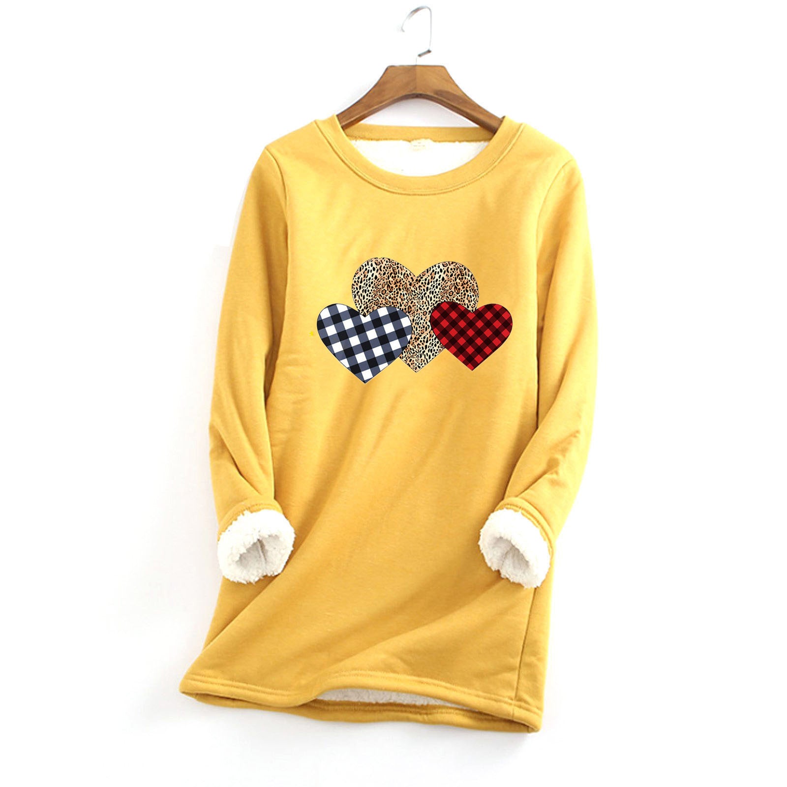 Women's Fleece-Lined Thermal Crewneck Sweater