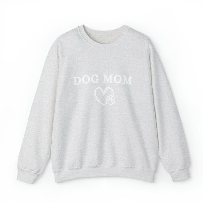 Letter Print Dog Mom Sweatshirt Casual Crewneck Pullover