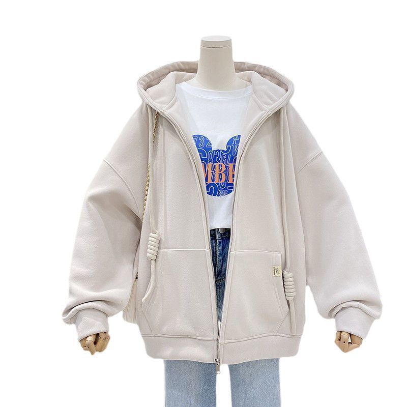 Cozy Fleece-Lined Hooded Cardigan Sweater Coat