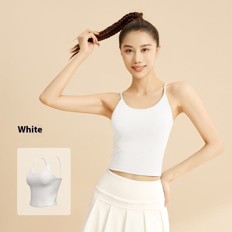 Sling Two-in-one Yoga Bra Vest Tube Top Fitness Vest