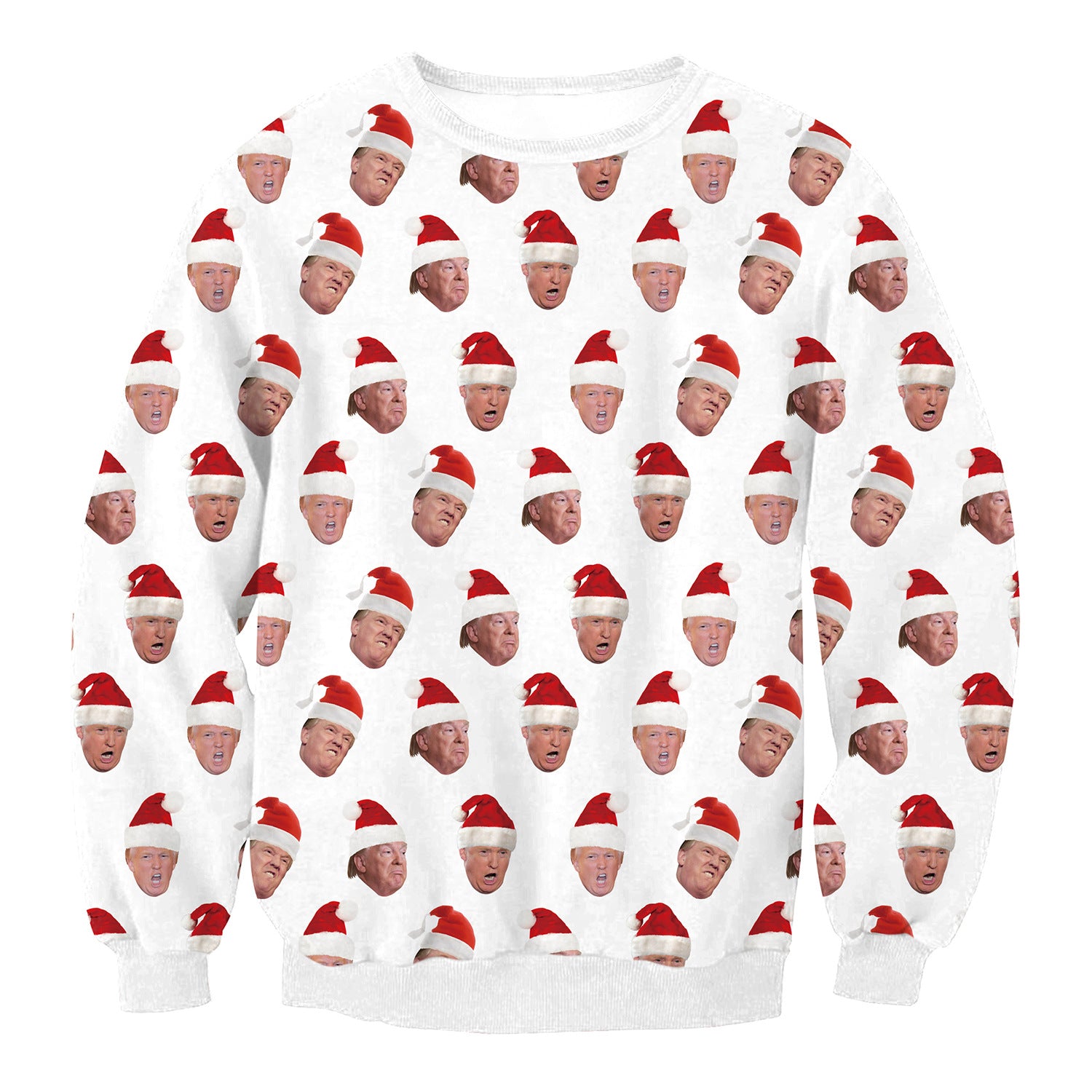 Festive Santa Elk Christmas Sweatshirt for Women