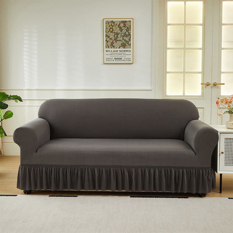 All-inclusive Four-season Fully Covering Elastic Milk Silk Sofa Cover