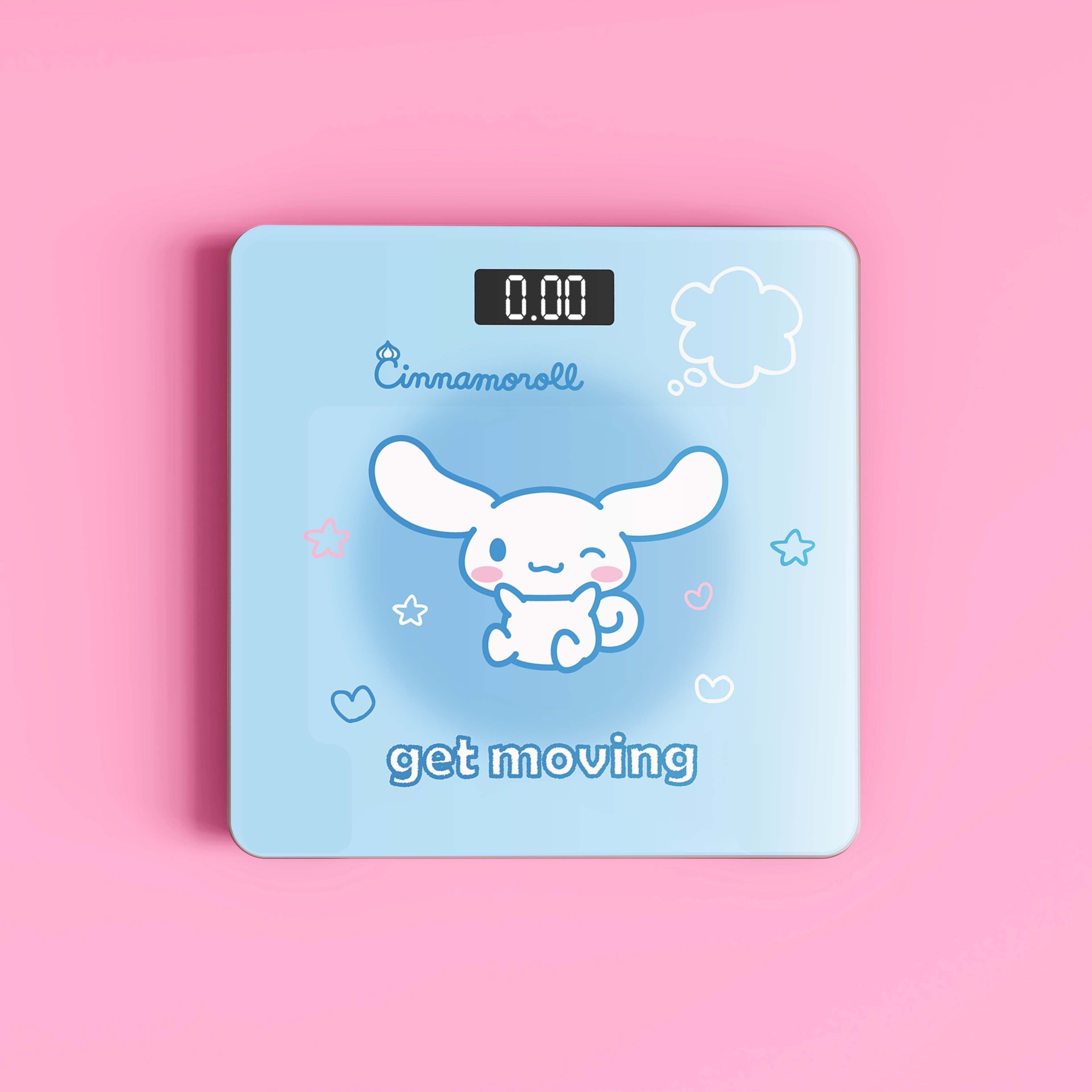 Sanrio Kuromi & Cinnamoroll Themed Digital Scale – LED Display, Pink, Blue or Purple