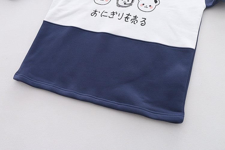 Cute Embroidered Thickened Winter Pullover Sweater