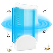 White Indoor Bug Zapper with UV Lamp and 5 Glue Cards for Home and Office
