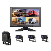 All-in-One Truck Fleet Monitor with 4CH Surveillance