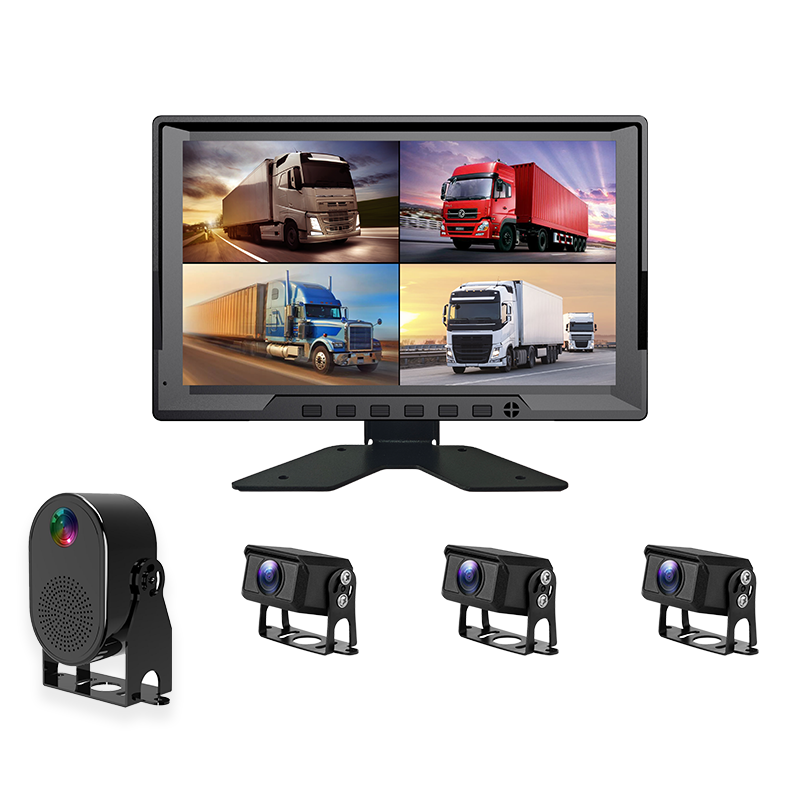 All-in-One Truck Fleet Monitor with 4CH Surveillance