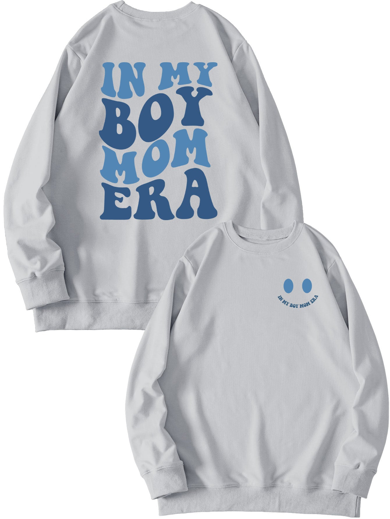Cozy Double-Sided Printed Long-Sleeve Pullover Sweatshirt