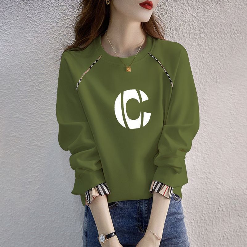 Korean-Style Loose Cotton Hooded Sweater for Women
