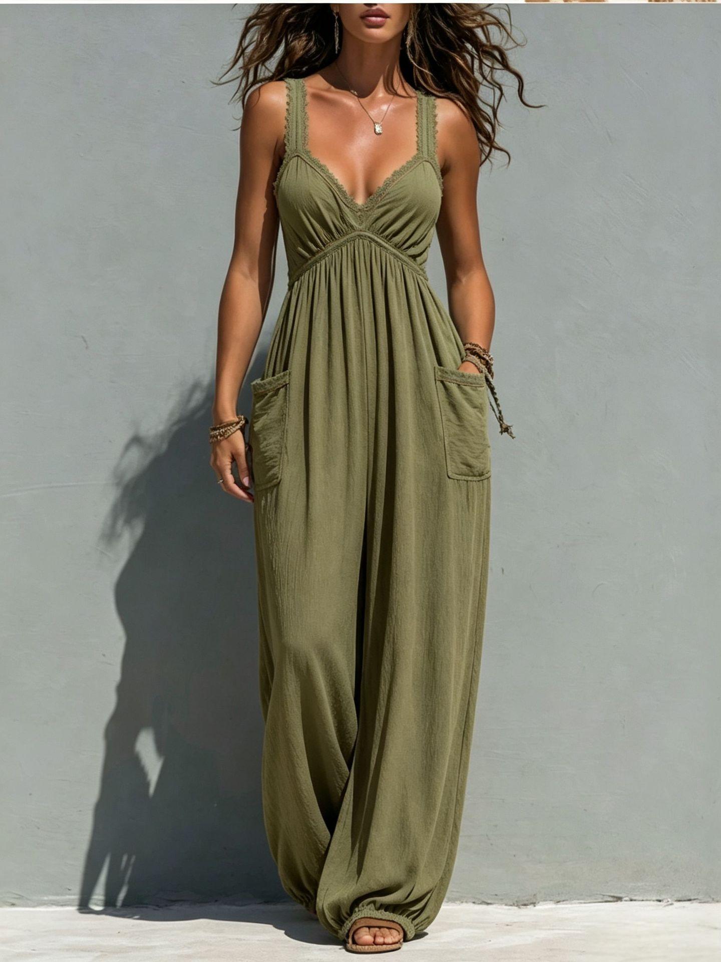 Chic Strapless Wide-Leg Jumpsuit for Women