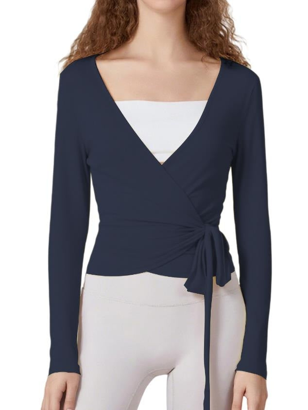 Women's Long-sleeved Sports Top Fashion Knitwear