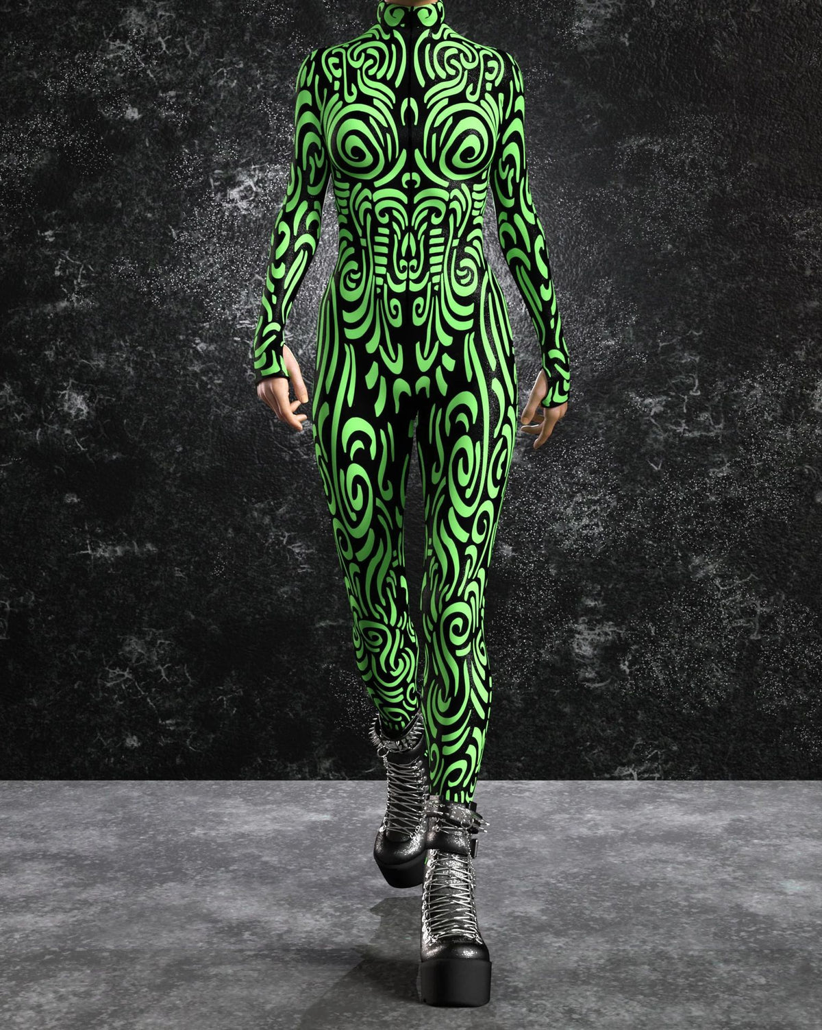 Tights Digital Printing One-piece Play Costume