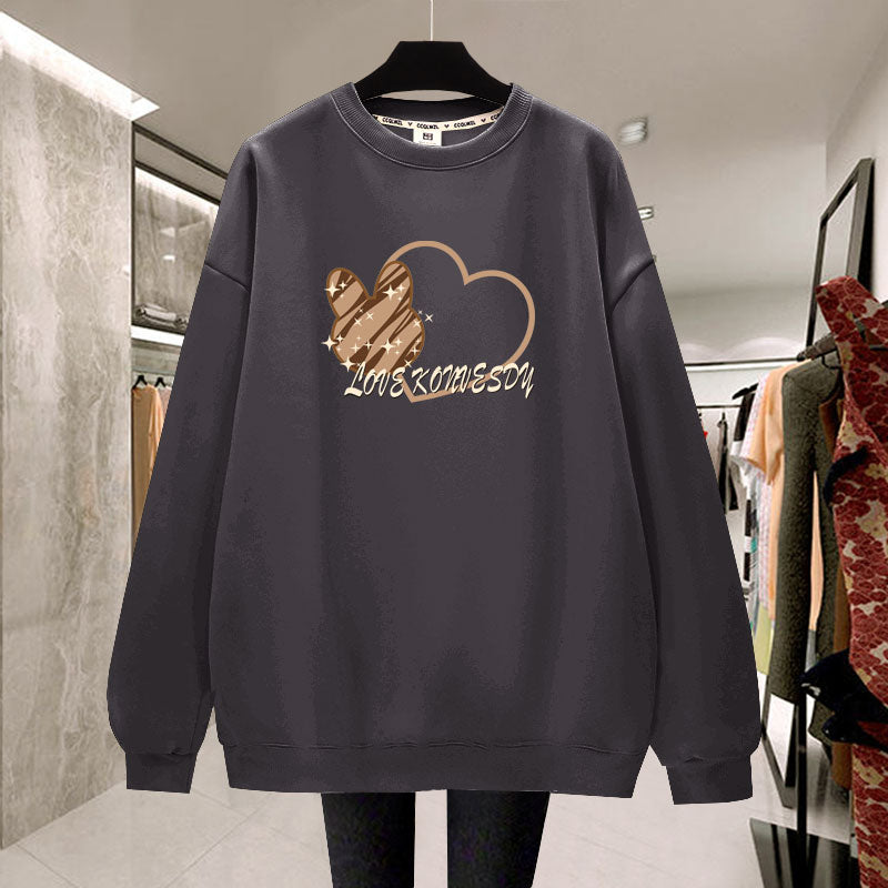 Cozy Plush Pullover Sweatshirt | Warm Student Style Top