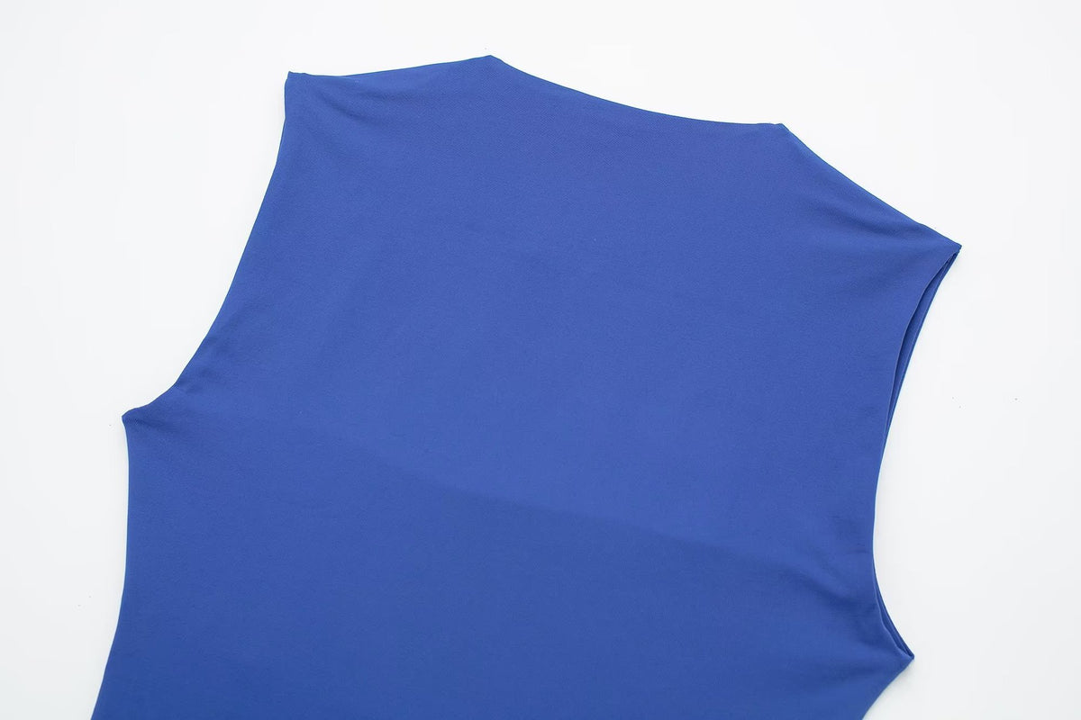 Chic Square Collar Vest Jumpsuit for Women