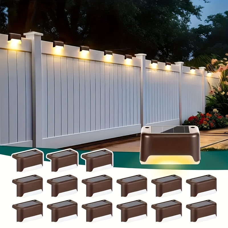 32pcs Solar Powered LED Deck Lights