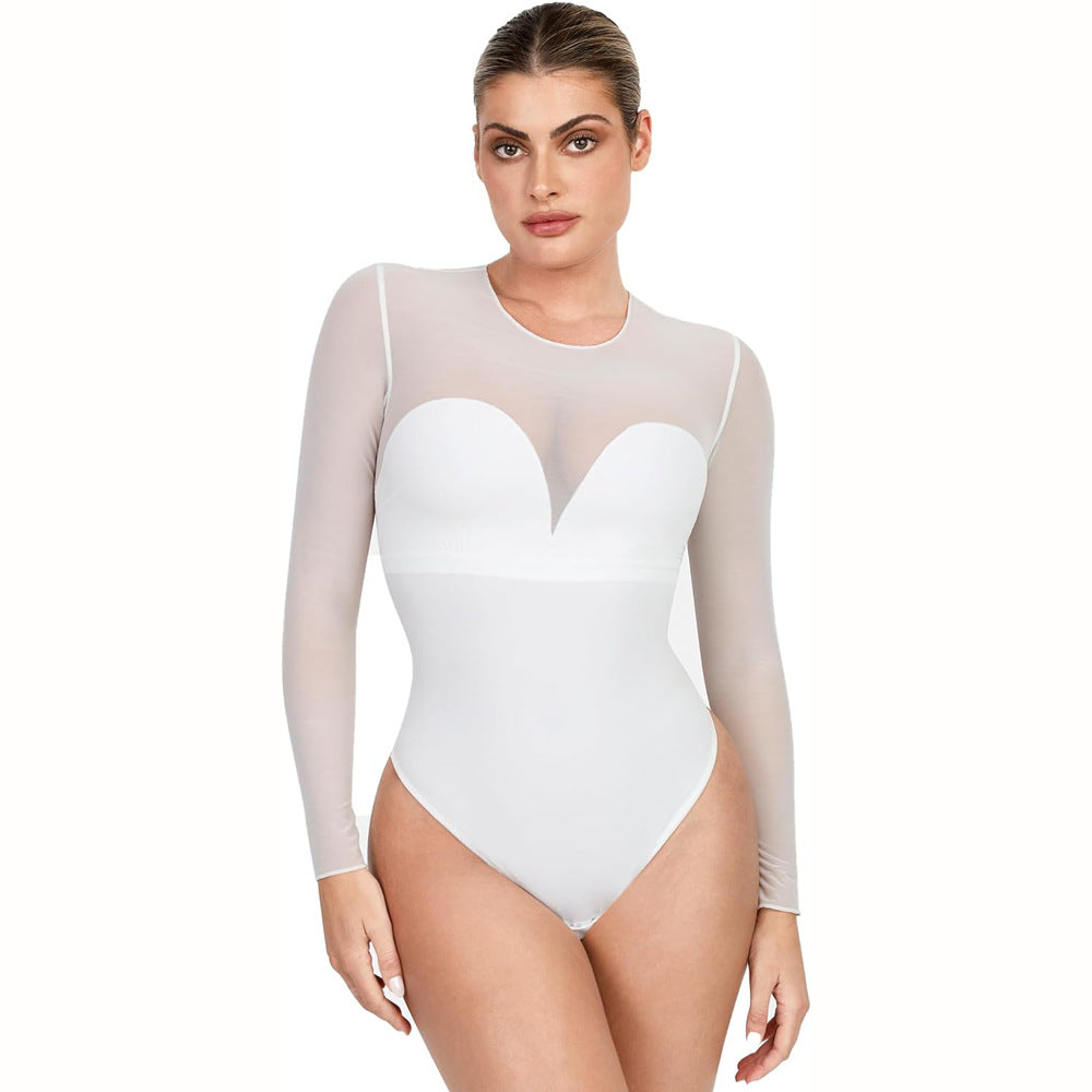 Women's Mesh See-Through Body-Shaping Corset