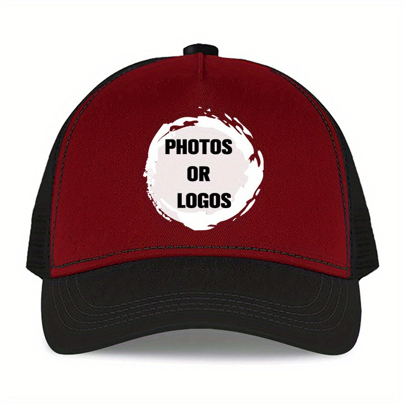 Custom Kids' Baseball Cap – Elastic Fit, Breathable Fabric, Curved Brim with Sun Protection