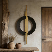 Large 3D metal wall art sculpture in modern iron design