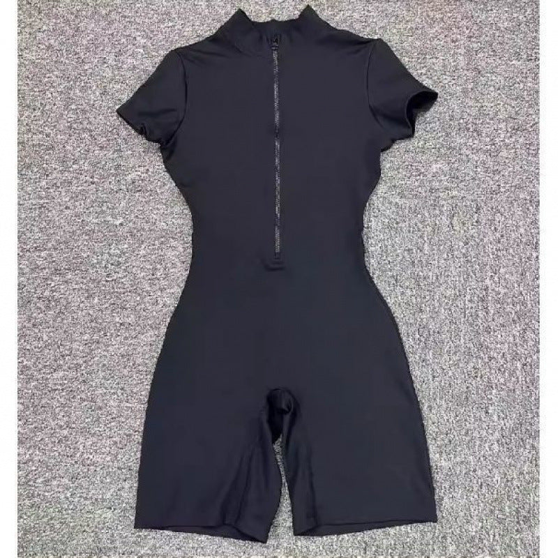 Women's Slim Fit Fitness & Dance Short Romper