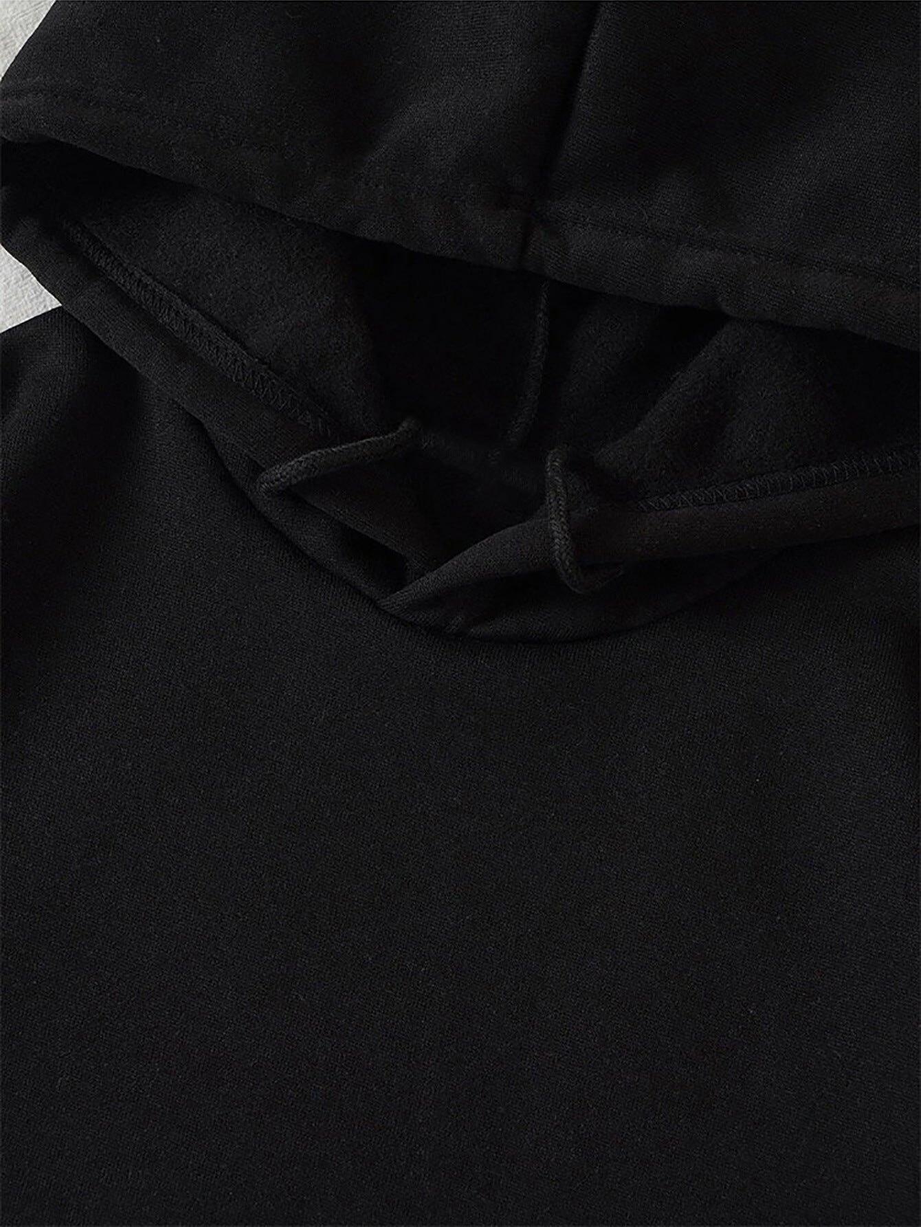 Women's Casual Letter Print Drawstring Hoodie
