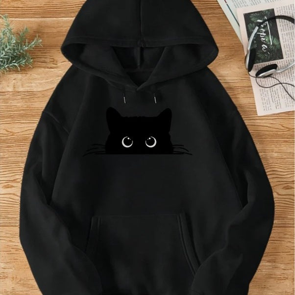 Floral Print Drawstring Sweatshirt for Women