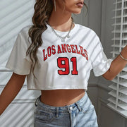 Custom Summer Navel T-Shirt Personalized Cotton Tee