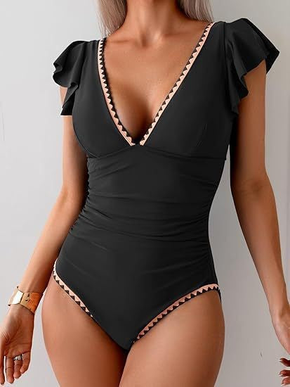 Tummy Control Printed One-Piece Swimsuit