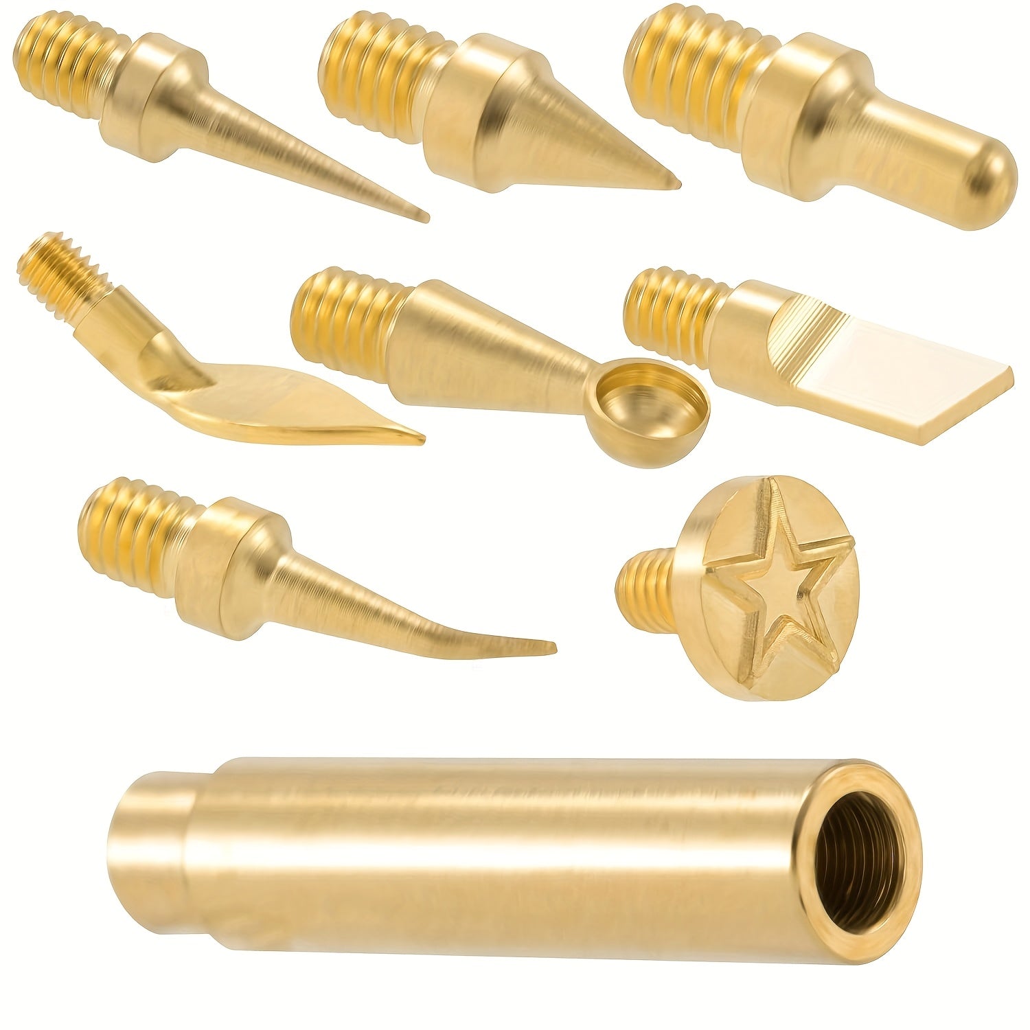 Hot Melt Drilling and Polishing Tool Set with Wood Burning Pen Tip for 3D Printers