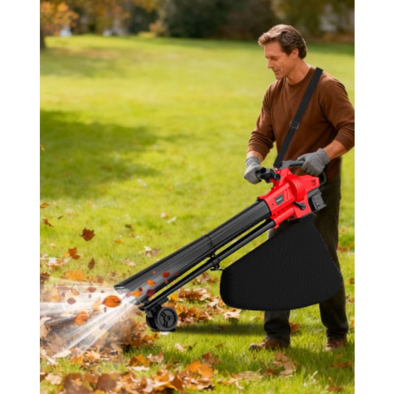 Universal Leaf Blower Vacuum Collection Bag with Zipper – Adjustable Replacement for Lawn Debris, Multi‑Brand Compatible