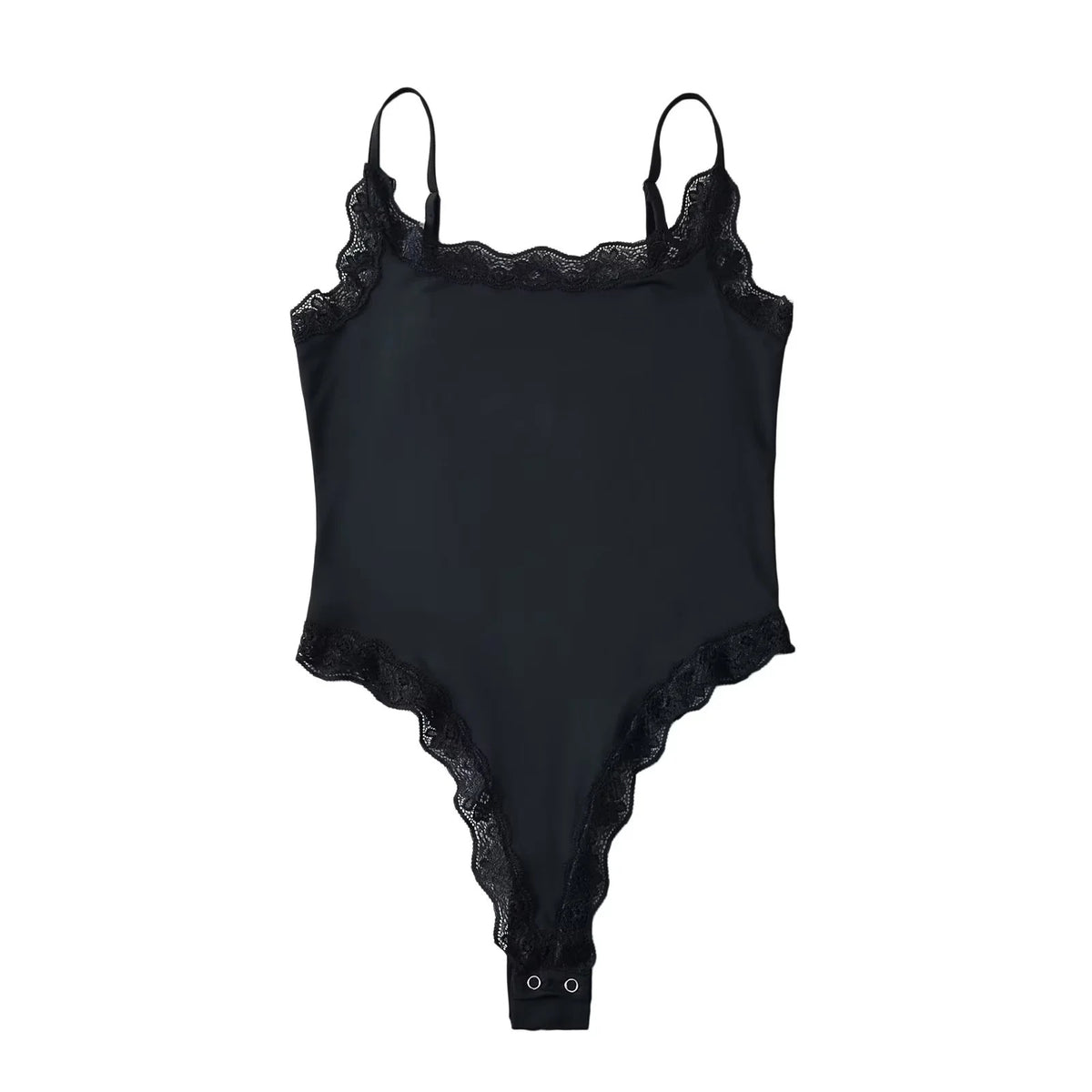 Sweet Lace-Panel Camisole Romper