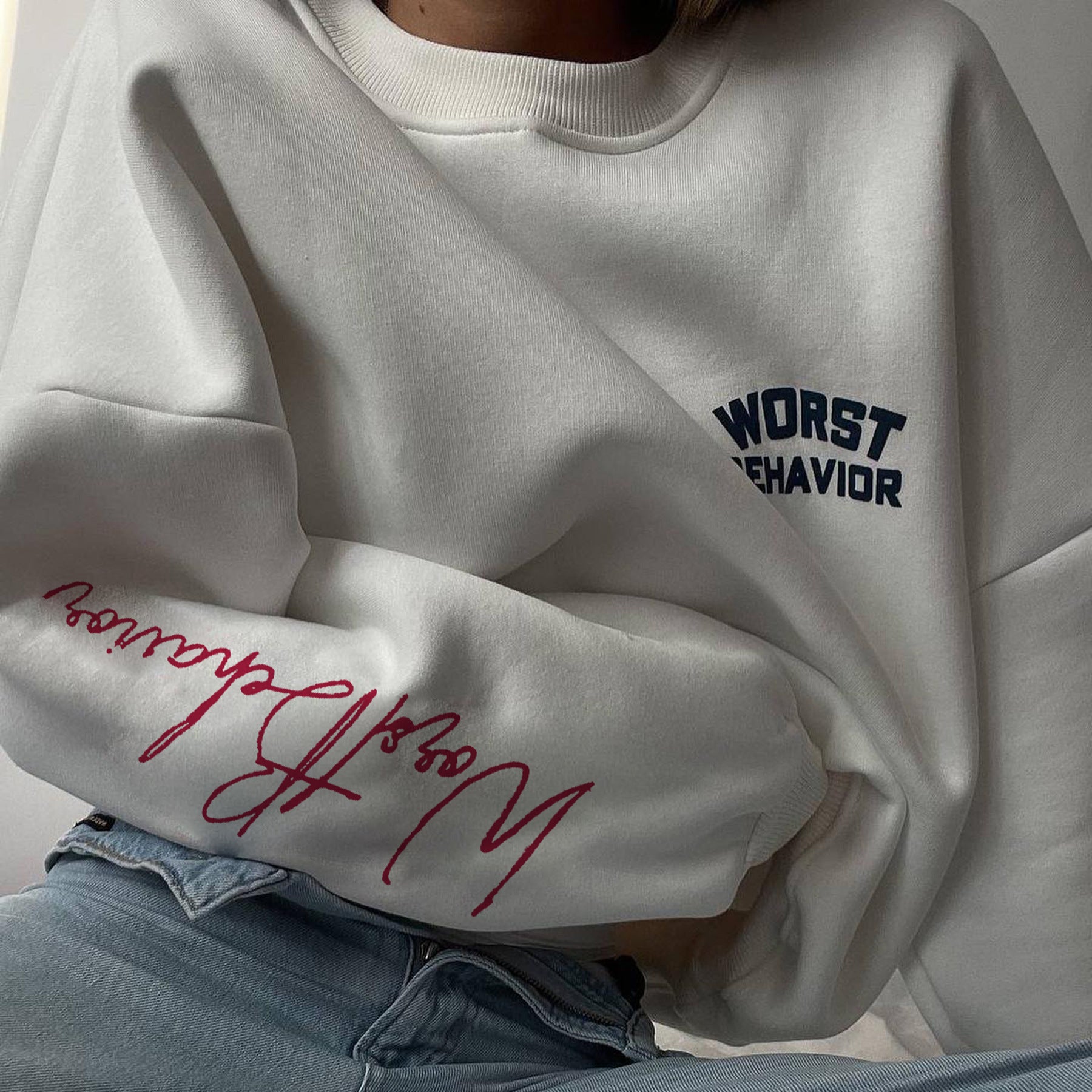 Cozy Japanese Round Neck Women's Sweater