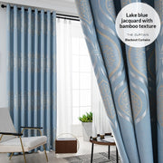 Ready-made Blackout Curtains Thickened Sun-blocking Fabric No Drilling Required Fully Hook-compatible