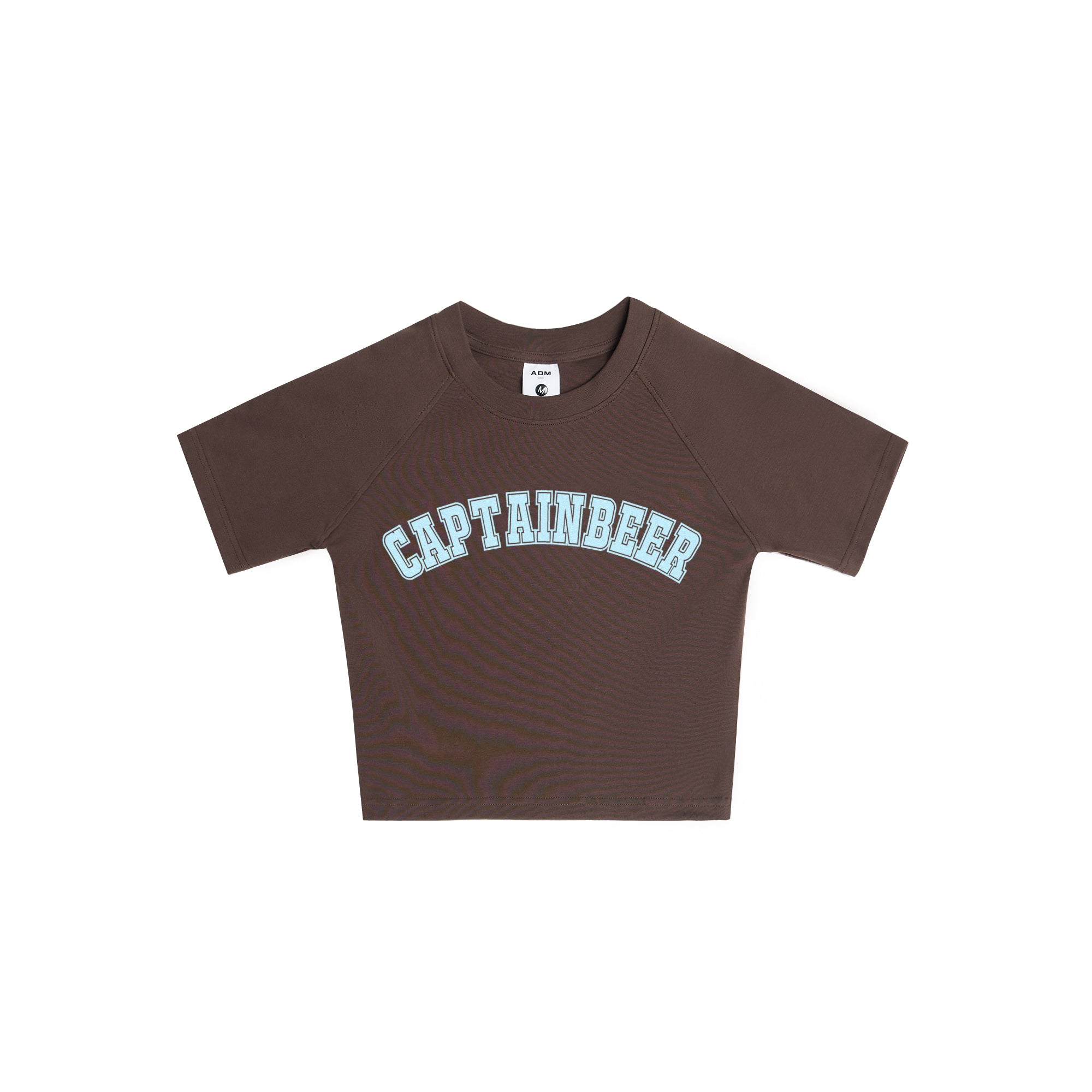 Retro American Crop Top Vintage Short Sleeve Summer Tee