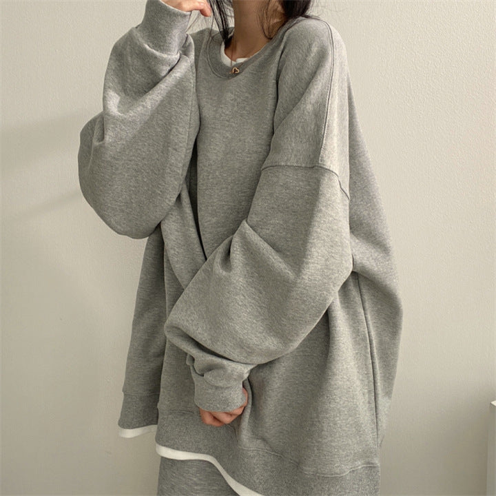 Women's Cozy Fleece-Lined Solid Color Hoodie