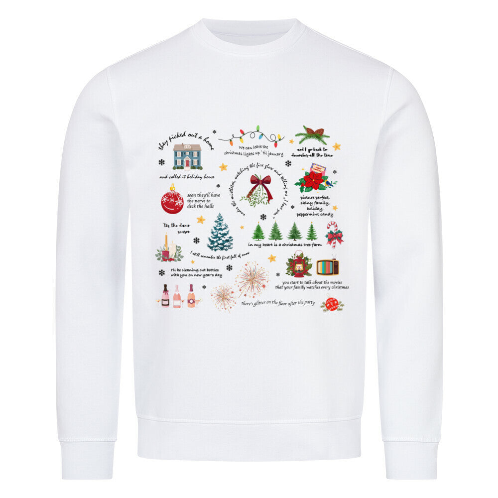 Cozy Letter Print Fleece Long Sleeve Casual Sweatshirt