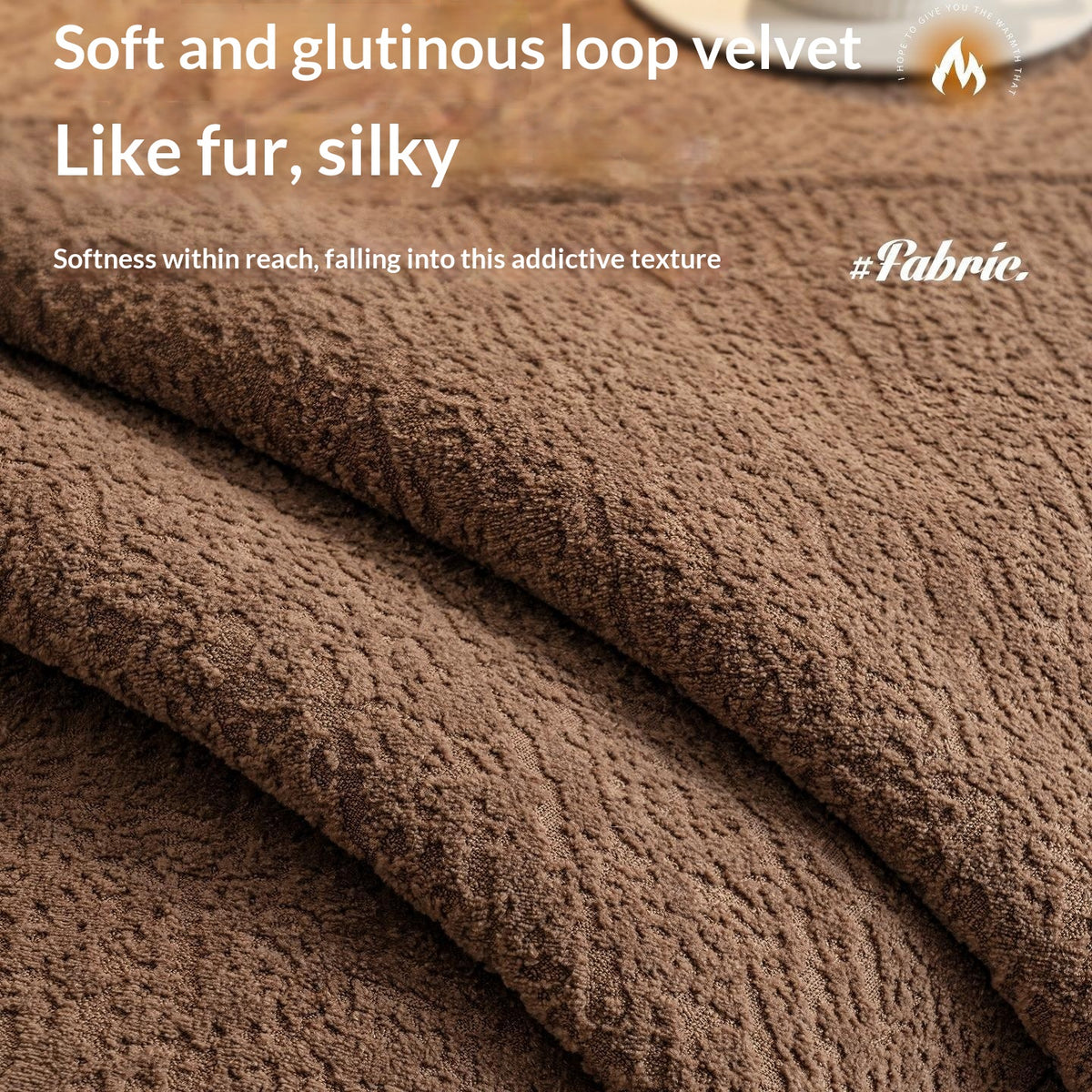 Retro-style Thick Plush Sofa Cushion