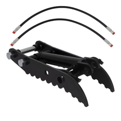 Hydraulic Thumb Kit for Mini Excavators Up to 3 Tons with M14 Hoses and Converters