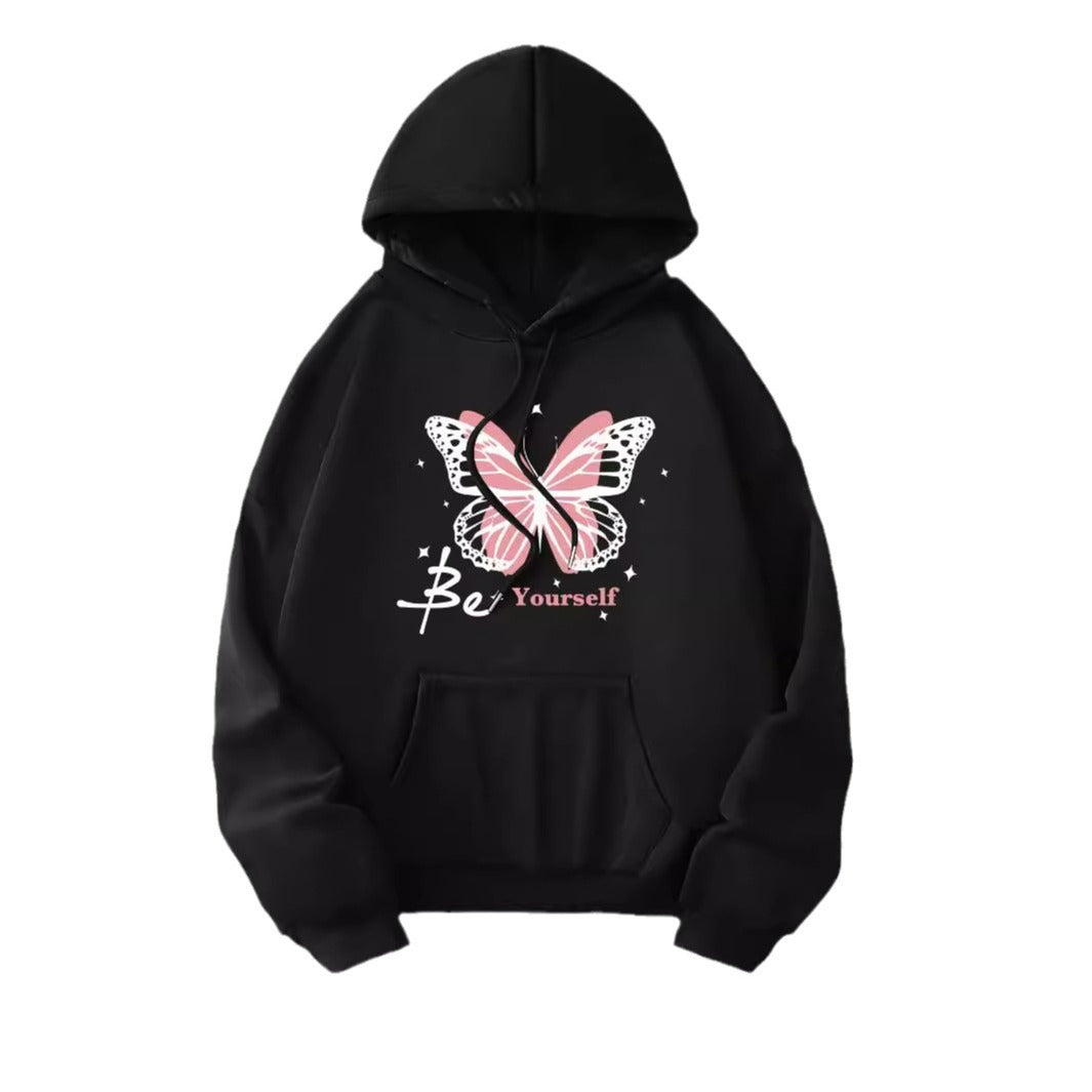 Butterfly Be Yourself Women's Graphic Hoodie