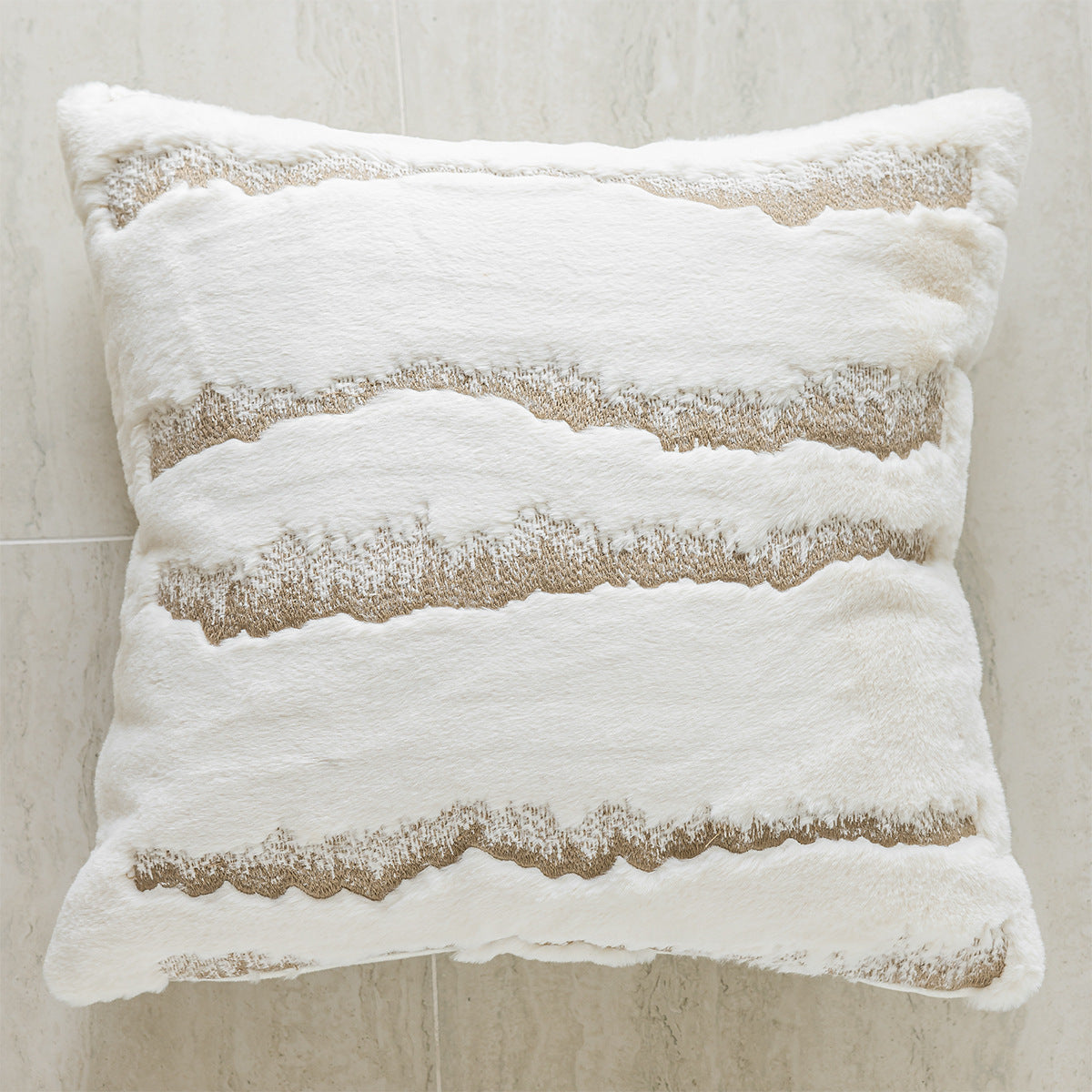 Luxury Embroidered Sofa Pillowcase – Modern Minimalist Style