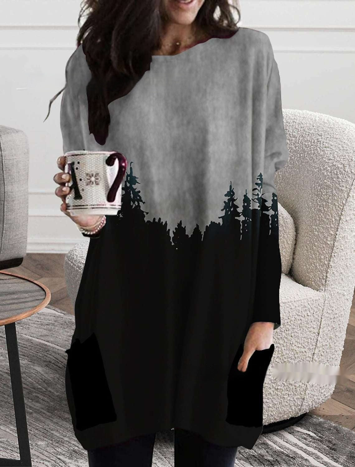 Women's Long-Sleeve Pocket T-Shirt