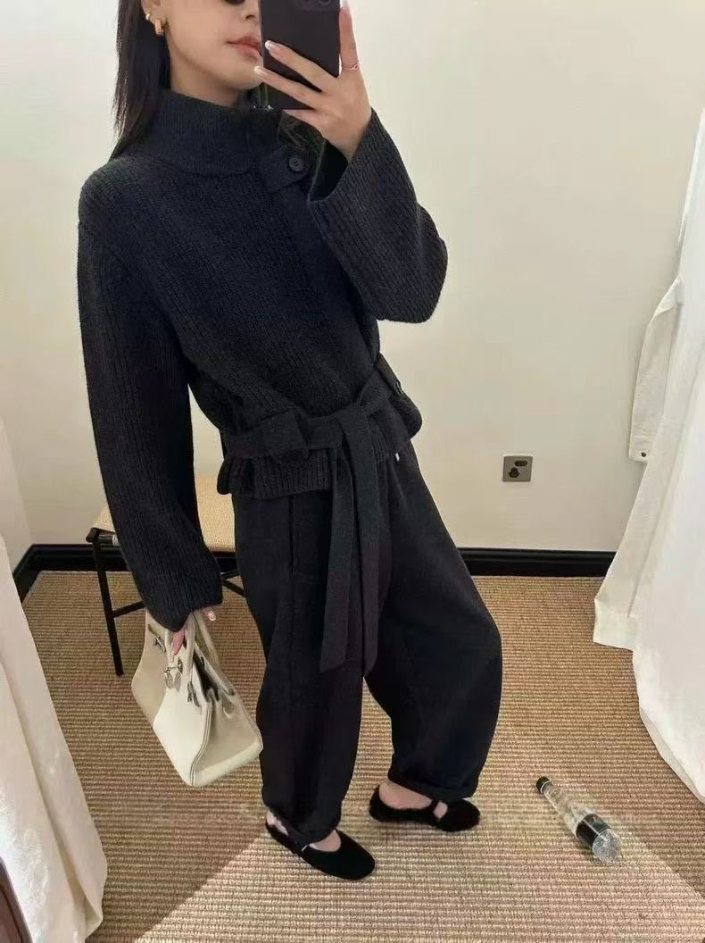Elegant Chic Unique and Figure-flattering Sweater Cardigan