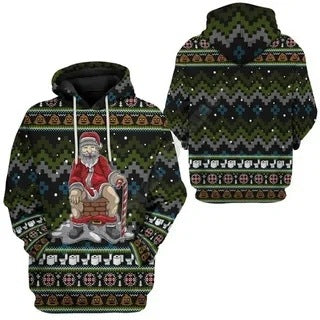 Festive Matching Christmas Hooded Pullover for Men & Women