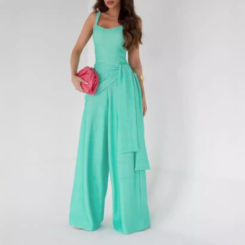 New Style Fashionable Casual Suspender Pants For Women
