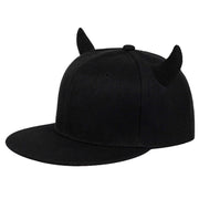 Parent-Child Cartoon Cap Set with Flat Brim