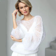 Pullover Simple Hollow Knitted Sweater