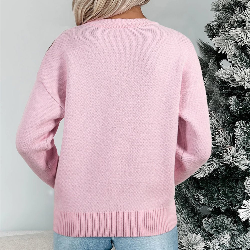 Women's Spring Round Neck Loose All-matching Slimming Sweater