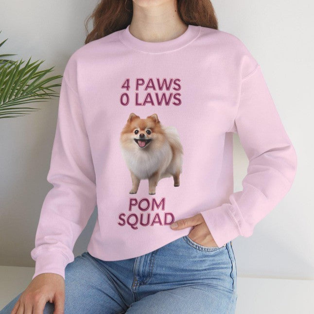 Cute Dog Print Loose Long Sleeve Pullover Hoodie