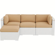 9pcs Outdoor Seat Cushions, Replacement Outdoor Cushions for 4-Seat Patio Couch, Cushions for Patio Furniture