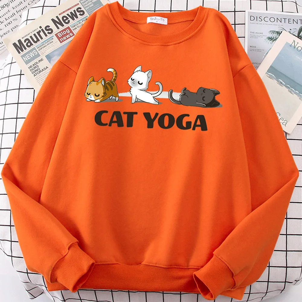 Women's Printed Yoga Sweatshirt | Active Pullover