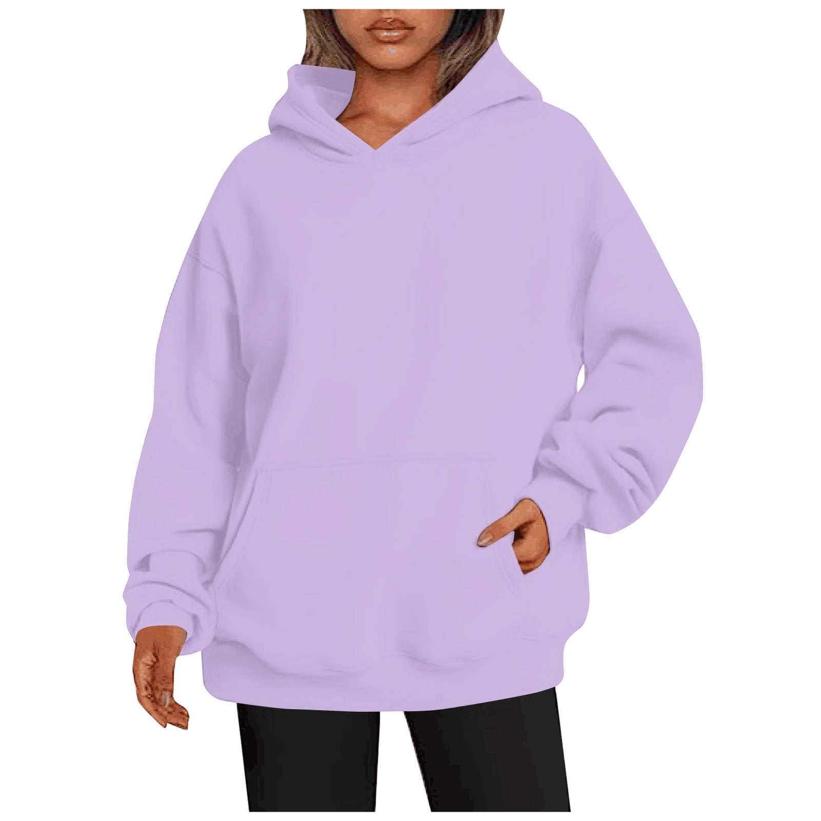 Oversized Hooded Sweatshirt with Pockets